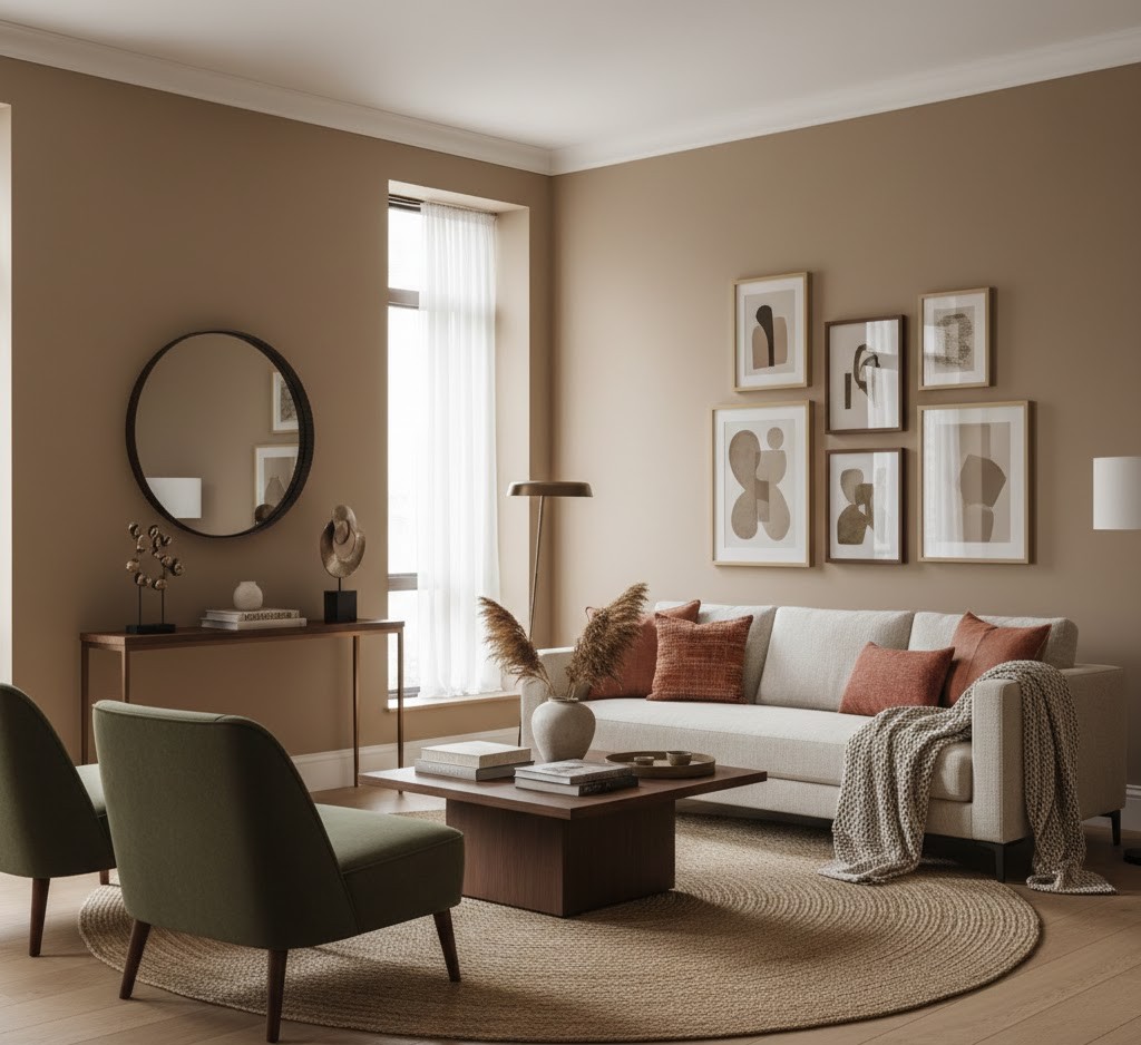 Modern living room styling