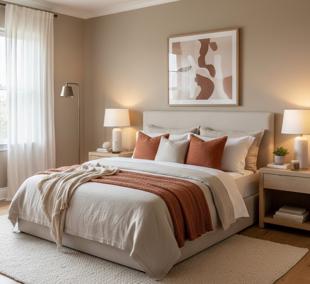 Elegant bedroom design