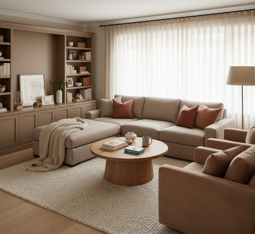 Cozy family room design