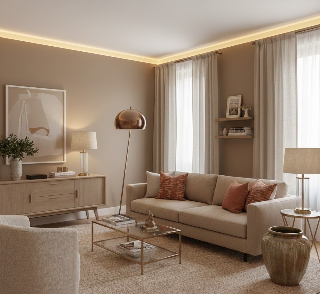 Welcoming interior space design